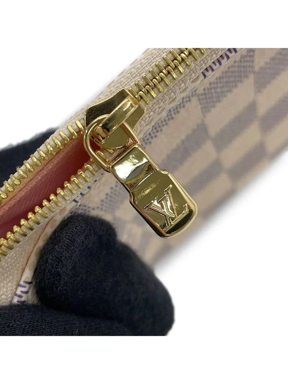 Louis Vuitton Handbag Damier Azur Pochette Accessoires Pouch